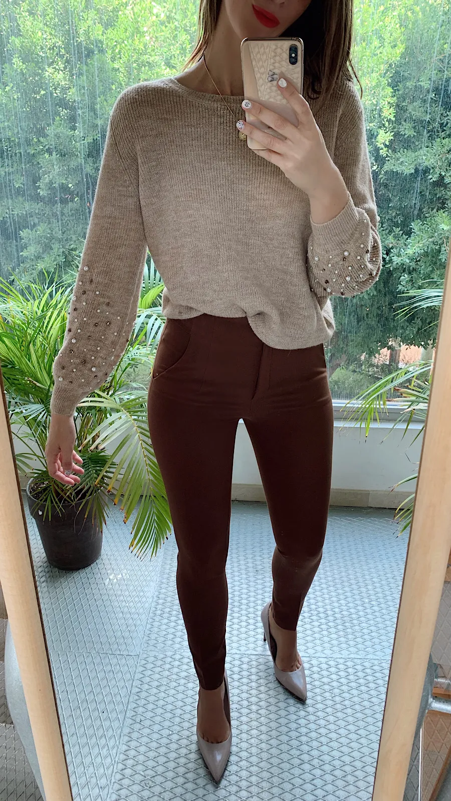 Pantalón Brown Tiro Alto