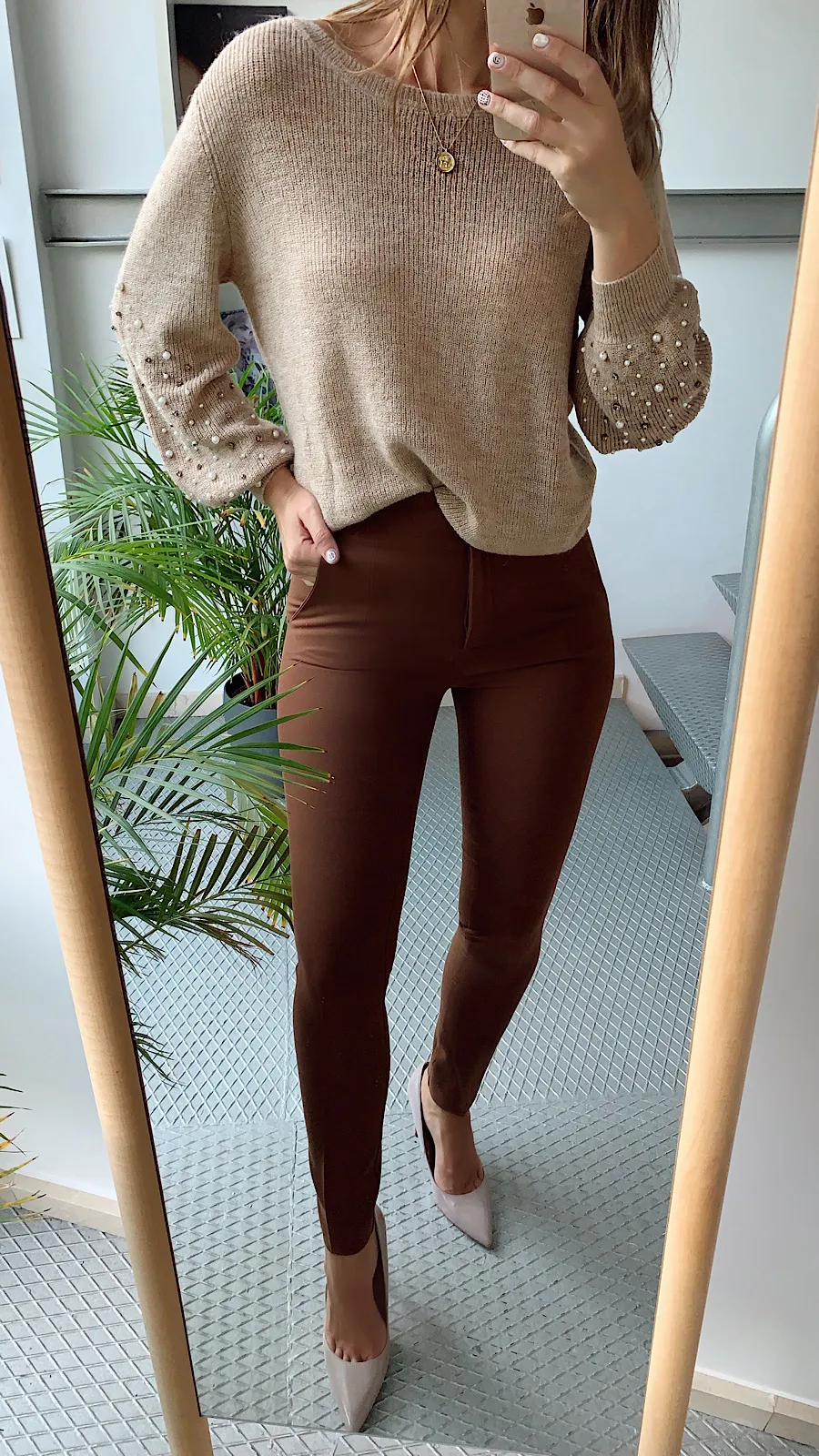 Pantalón Brown Tiro Alto