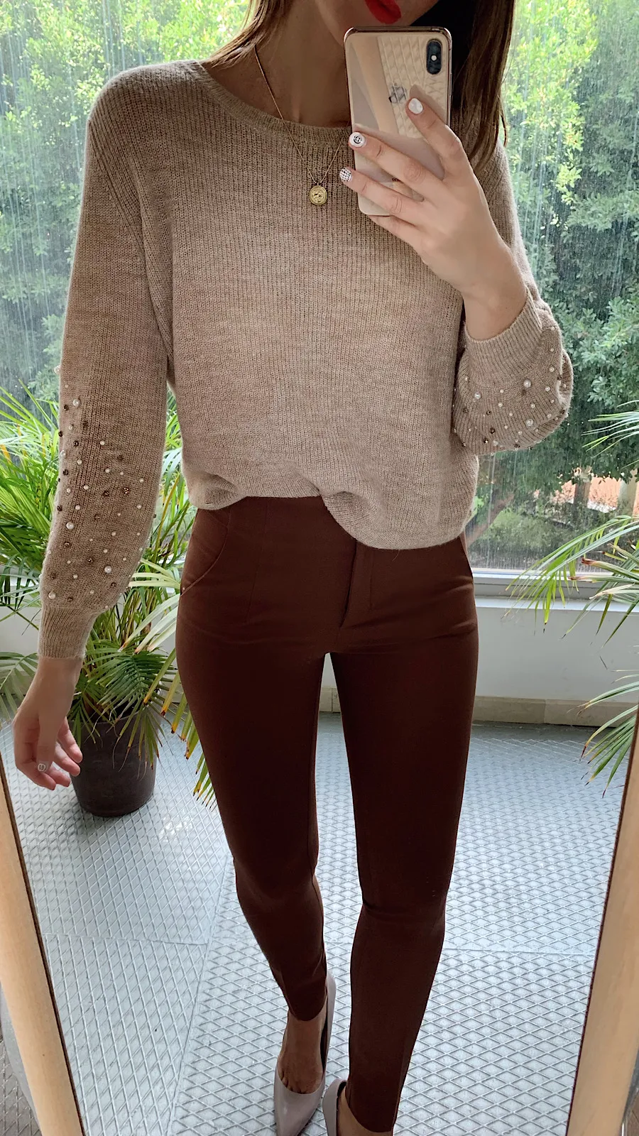 Pantalón Brown Tiro Alto