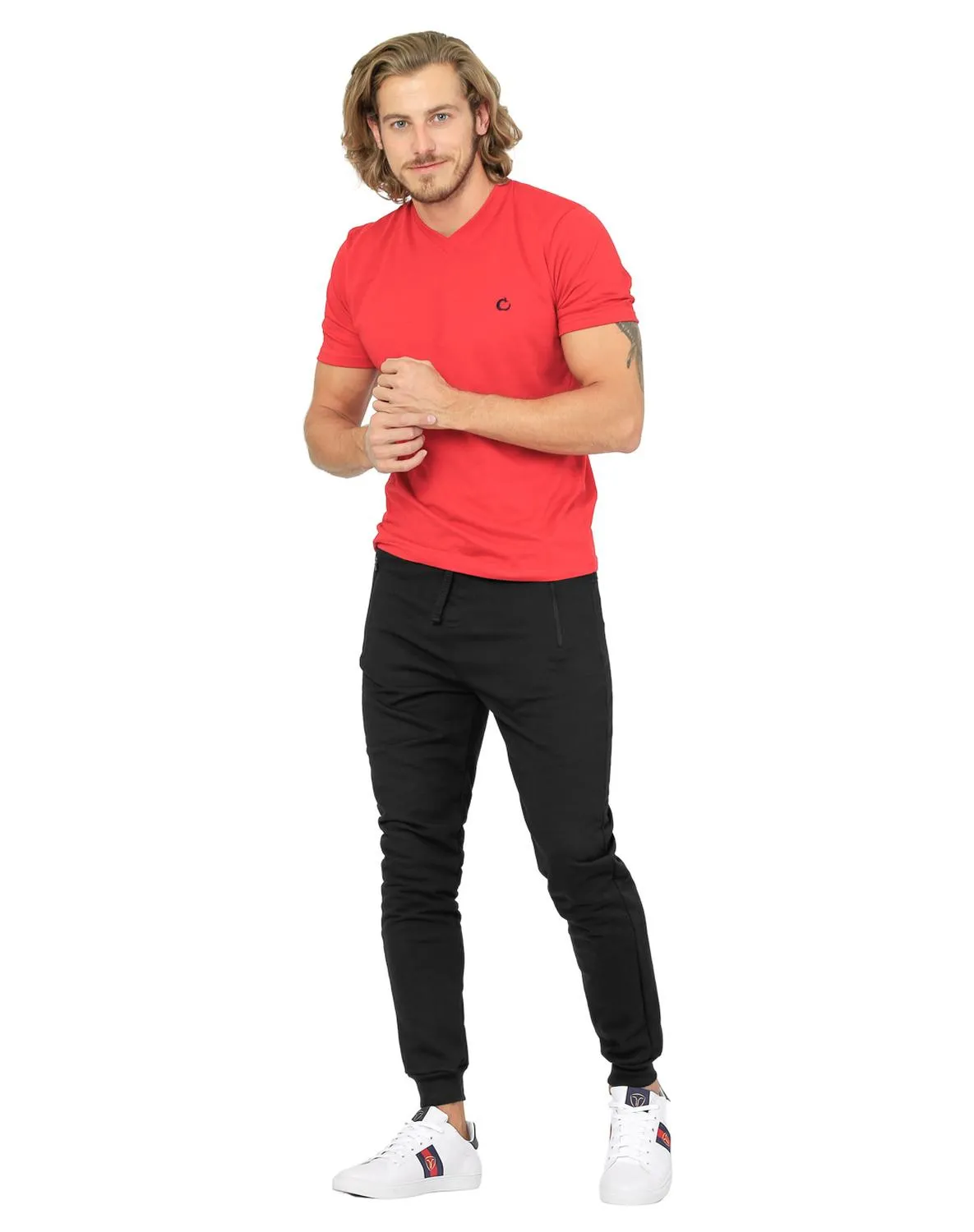 Pants Hombre Jogger Negro G.American 71603446