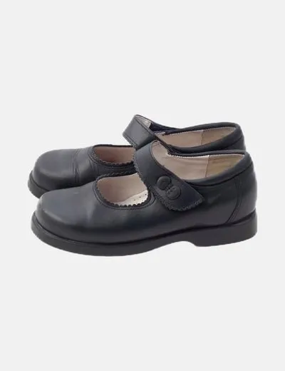 Paola Zapato azul plano