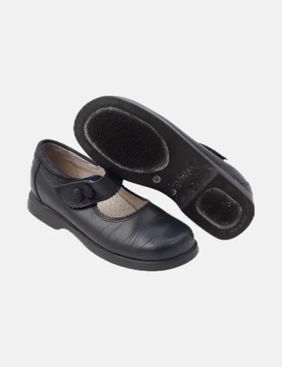 Paola Zapato azul plano