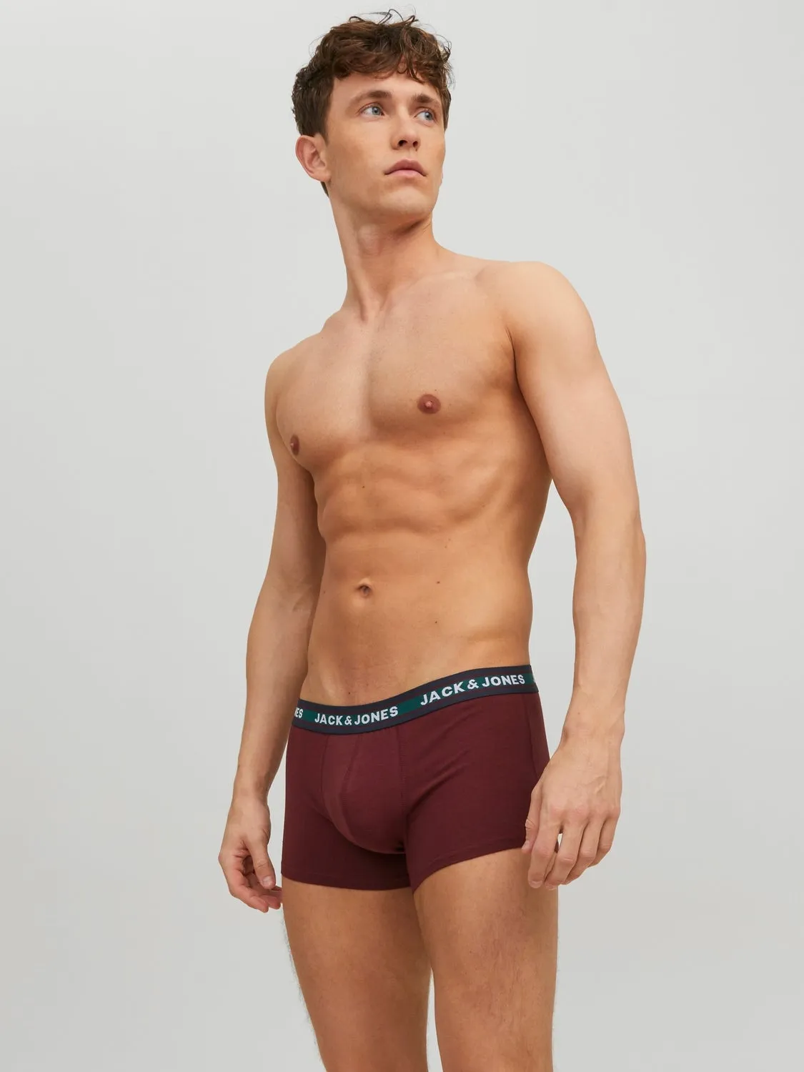 Paquete de 5 Boxers | Verde intermedio | Jack & Jones®