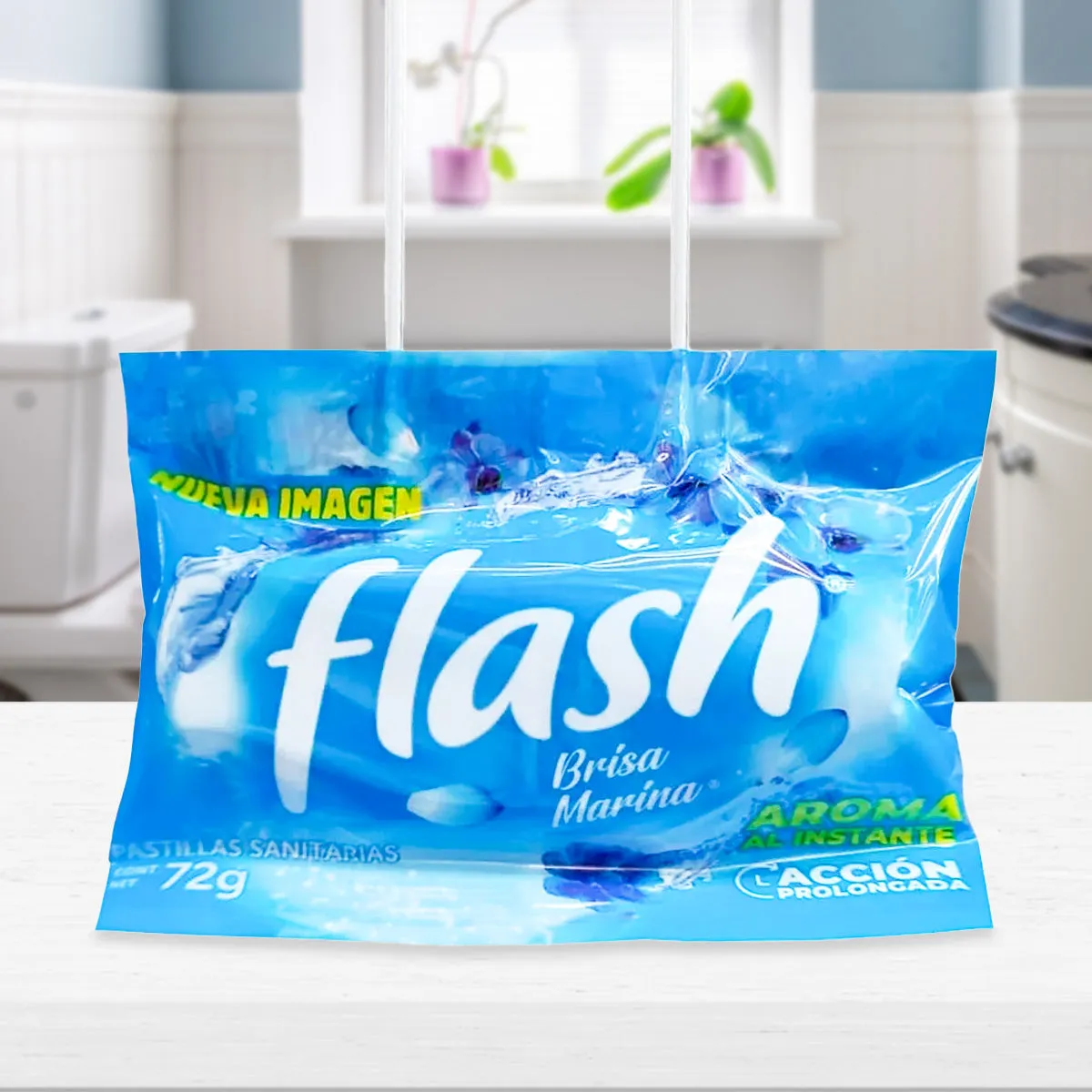 Pastilla para Bao Flash, Brisa Marina 72g