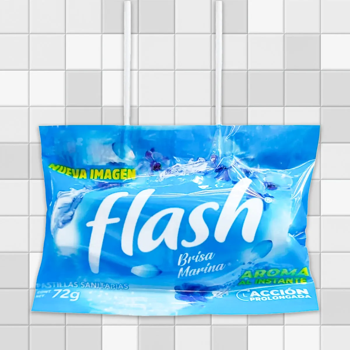 Pastilla para Bao Flash, Brisa Marina 72g