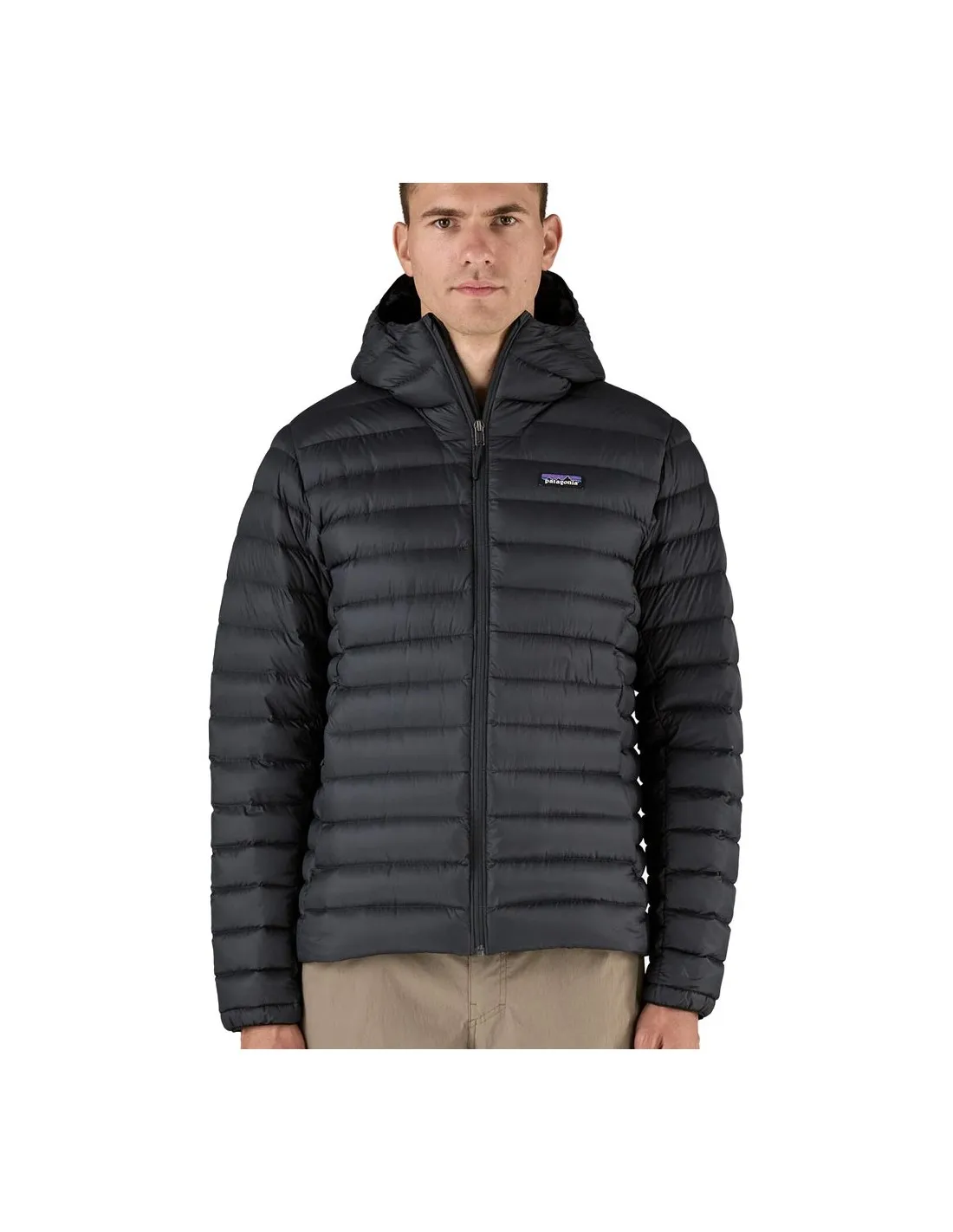 PATAGONIA M'S DOWN SWEATER HOODY BLACK