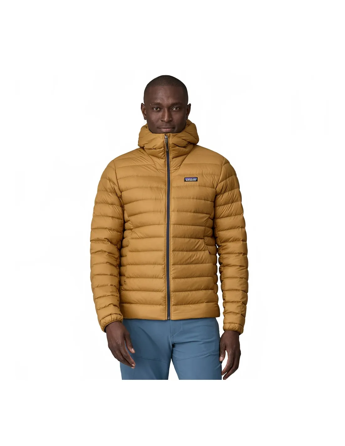 PATAGONIA M'S DOWN SWEATER HOODY RAPTOR BROWN