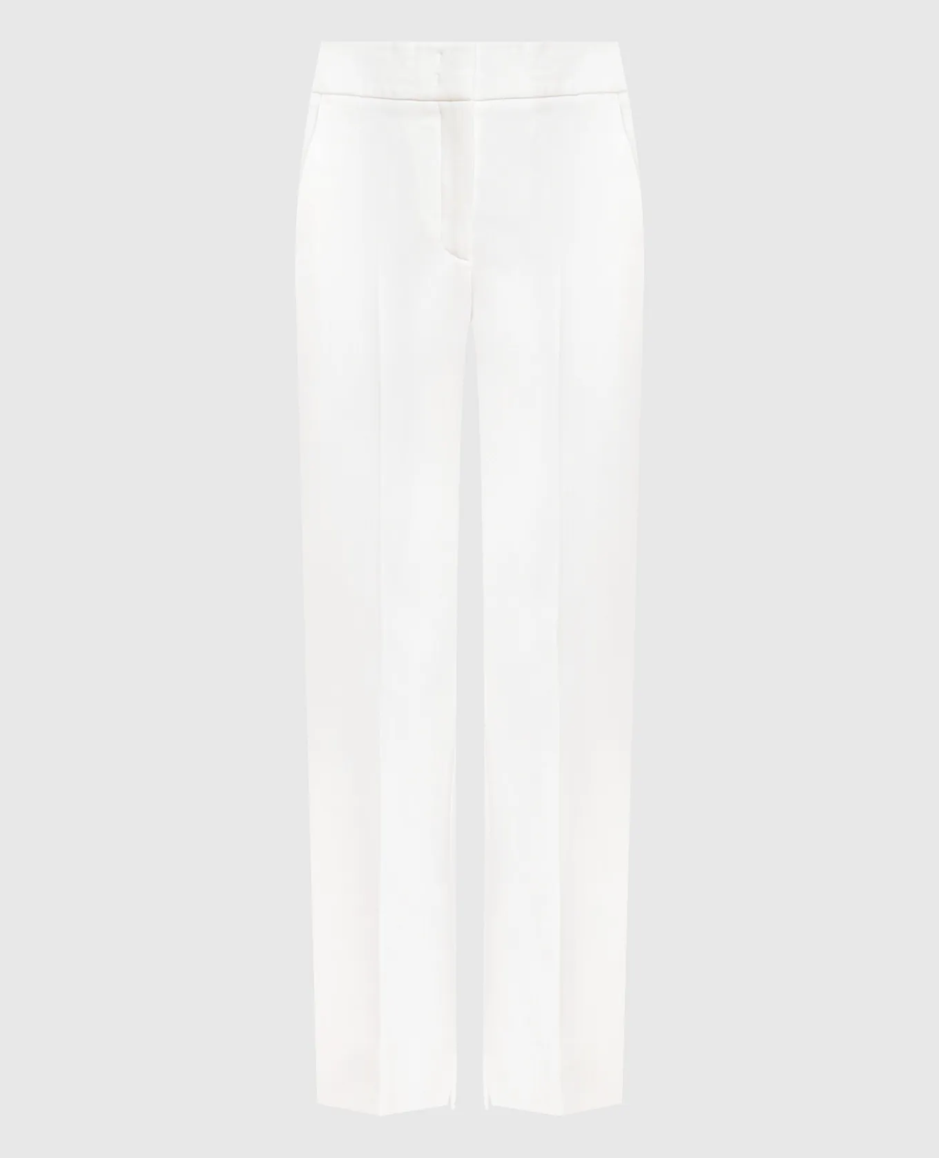 Peserico White pants with slits