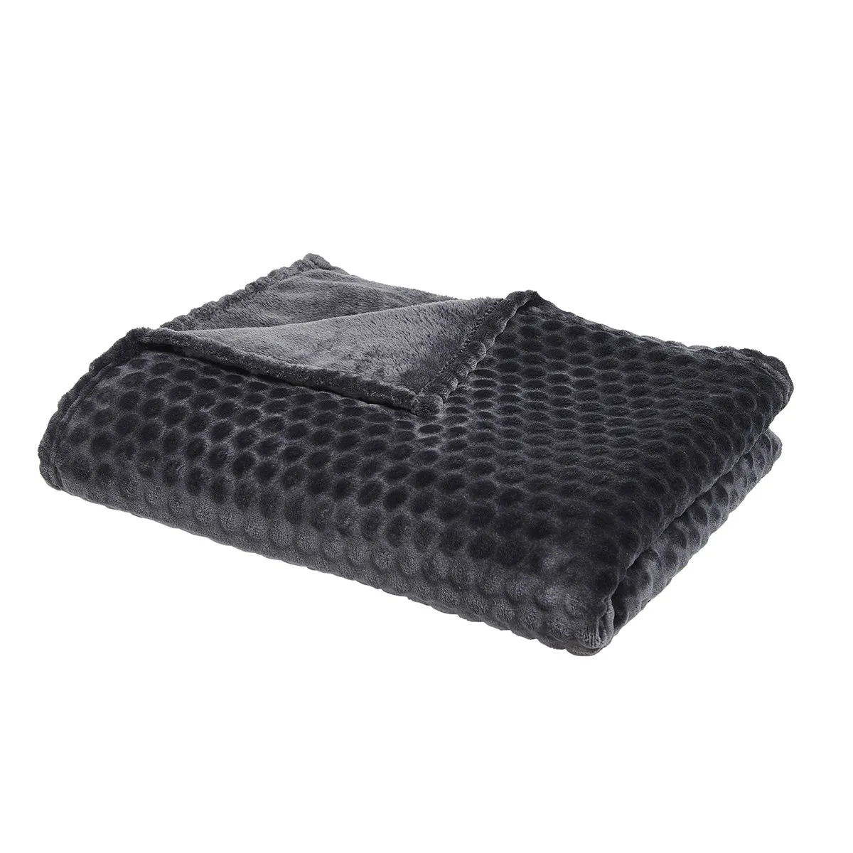 Plaid XL #2 Galet 150/200 Polyester TODAY Essential Fusain