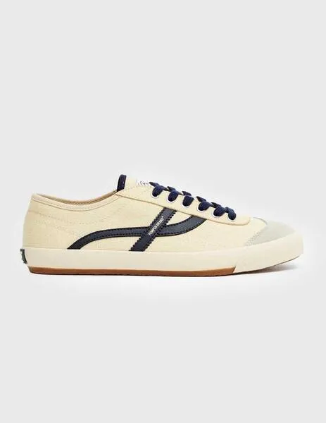 Pompeii Brand Bell Canvas Zapatilla beige para hombre