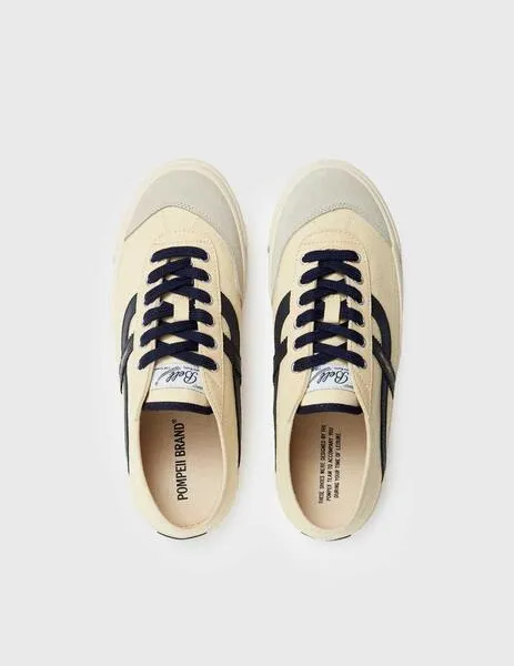 Pompeii Brand Bell Canvas Zapatilla beige para hombre