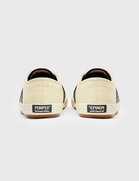 Pompeii Brand Bell Canvas Zapatilla beige para hombre
