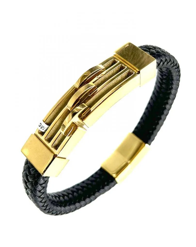 PULSERAS PARA HOMBRE NEGRAS LINEA MASCULINA MUY ACTUAL