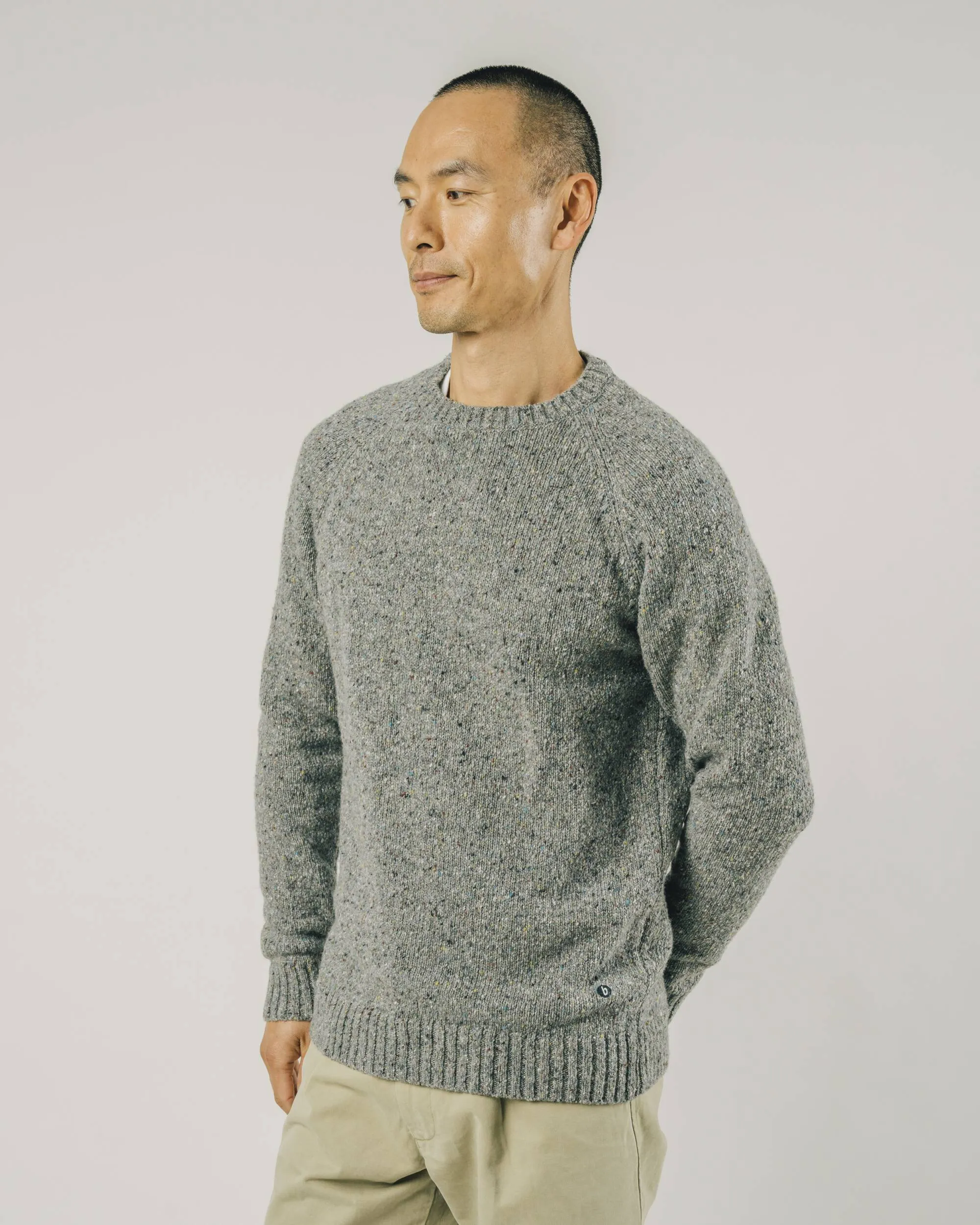 Raglan Sweater Grey Melange