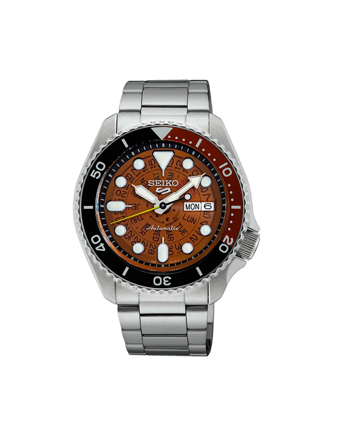 Reloj Seiko 5 Sports Time Sonar Brown SRPJ47K1