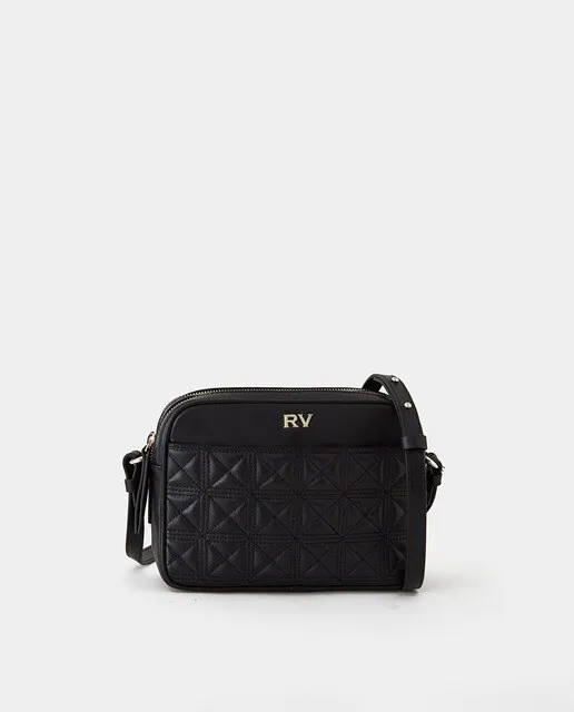 Roberto Verino Bolso de mujer bandolera Taylor Pocket Padded de piel