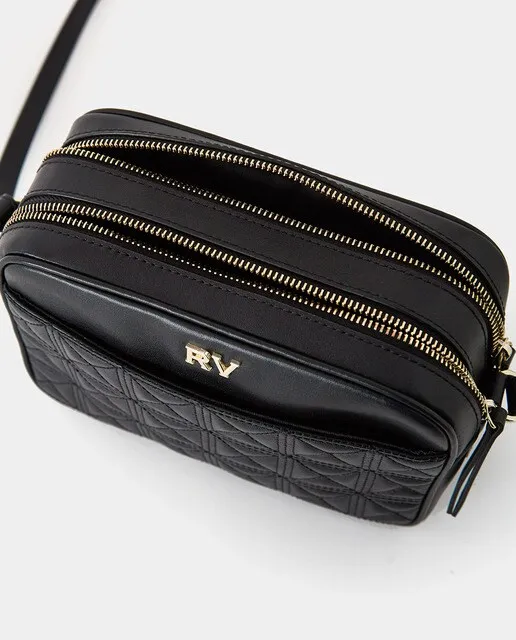 Roberto Verino Bolso de mujer bandolera Taylor Pocket Padded de piel