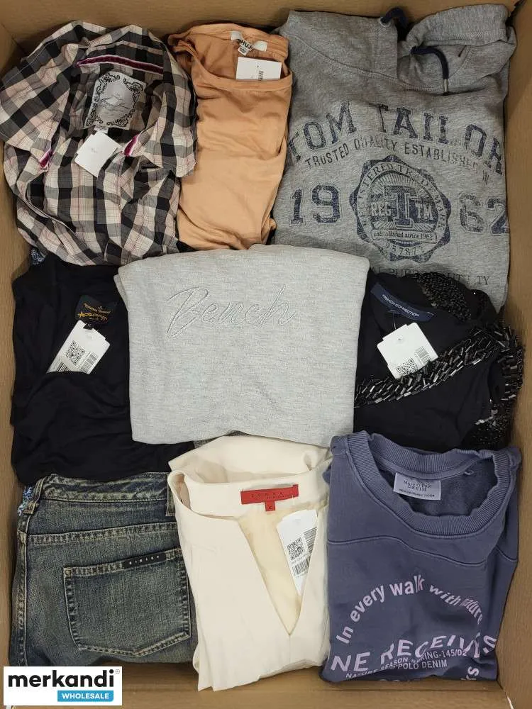 ROPA DE SEGUNDA MANO DE CALIDAD MEZCLA DE CREMA PARA HOMBRE, MEZCLA PARA MUJER, SUDADERAS, CAMISETAS, CHAQUETAS  PAQUETES