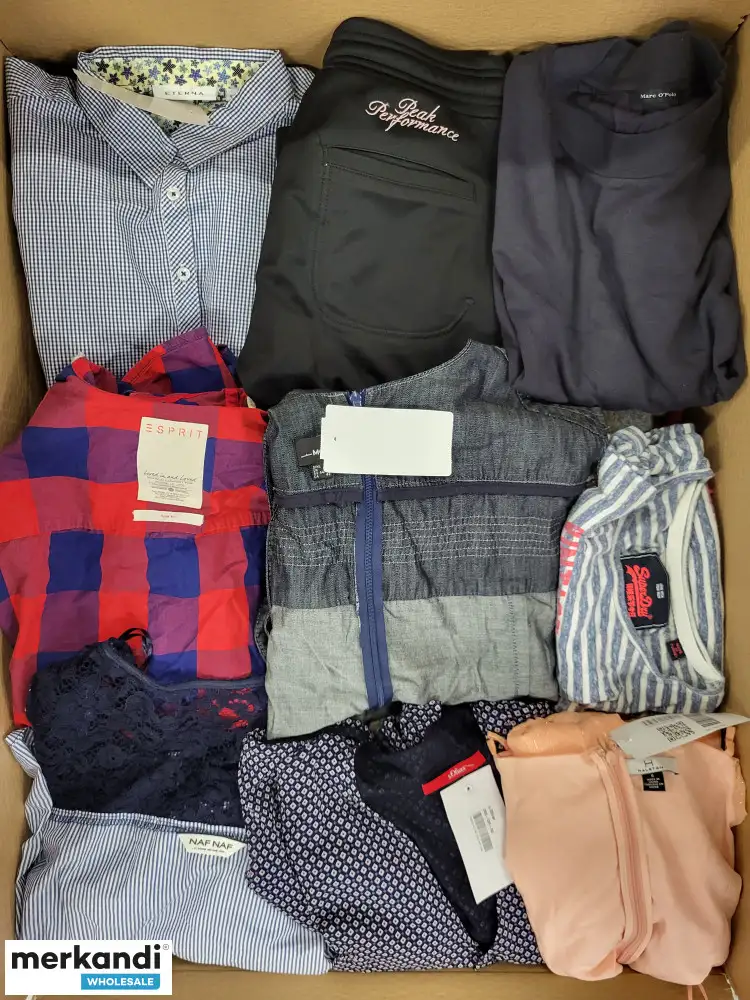 ROPA DE SEGUNDA MANO DE CALIDAD MEZCLA DE CREMA PARA HOMBRE, MEZCLA PARA MUJER, SUDADERAS, CAMISETAS, CHAQUETAS  PAQUETES