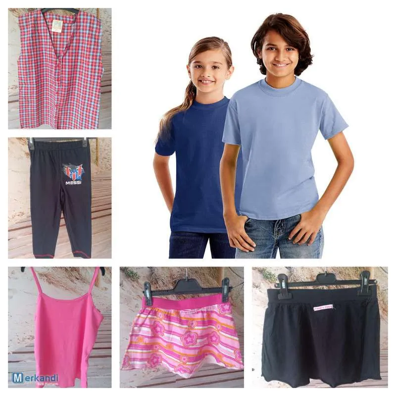 ROPA DE VERANO SURTIDA PARA NIñOS Y NIñAS  PROVEEDORES ESPAñA