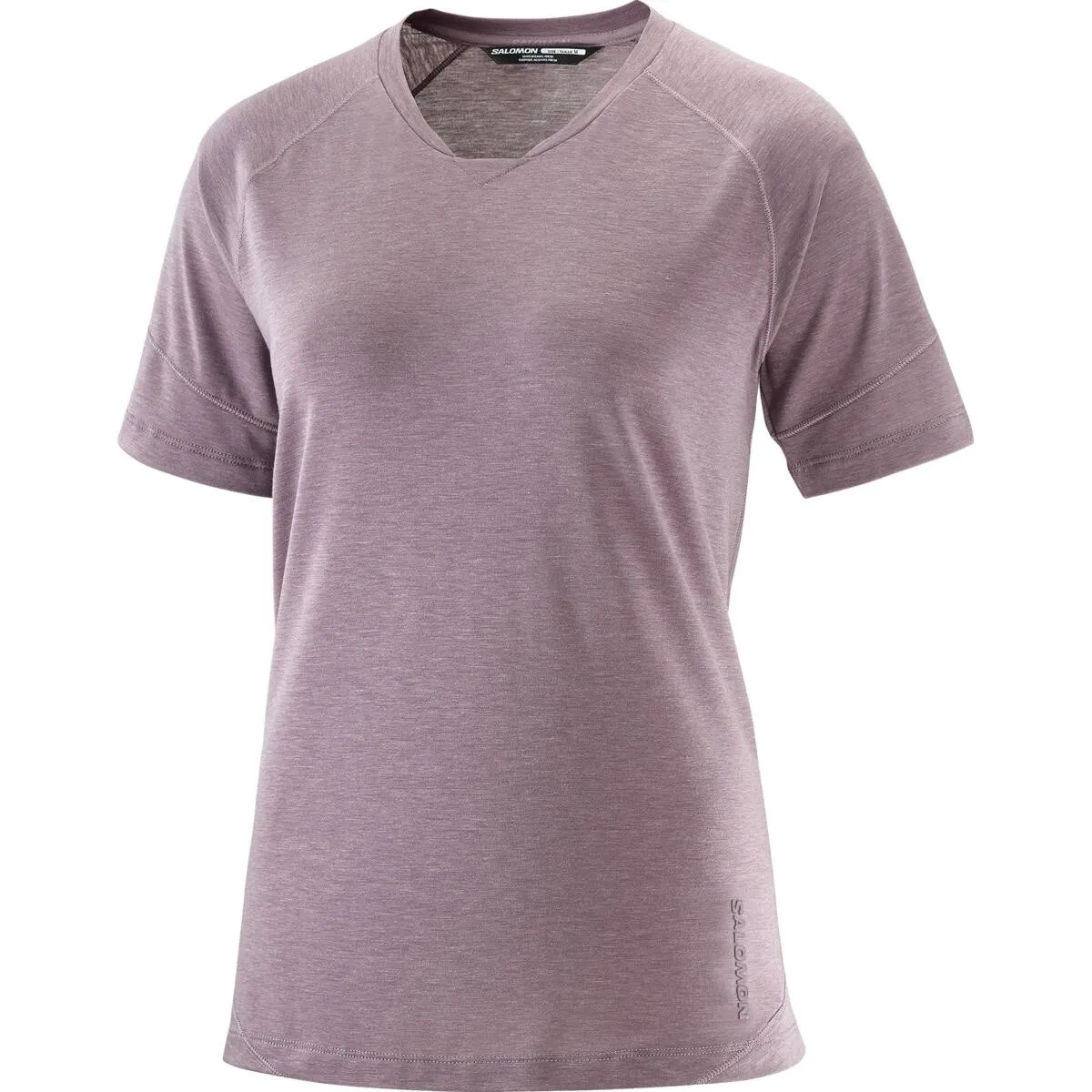 SALOMON RUNLIFE Tee W Ligth Grey
