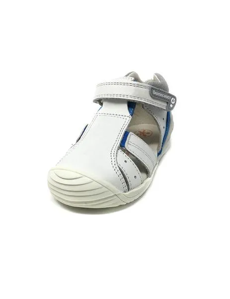 sandalia blanco azul biomecanics