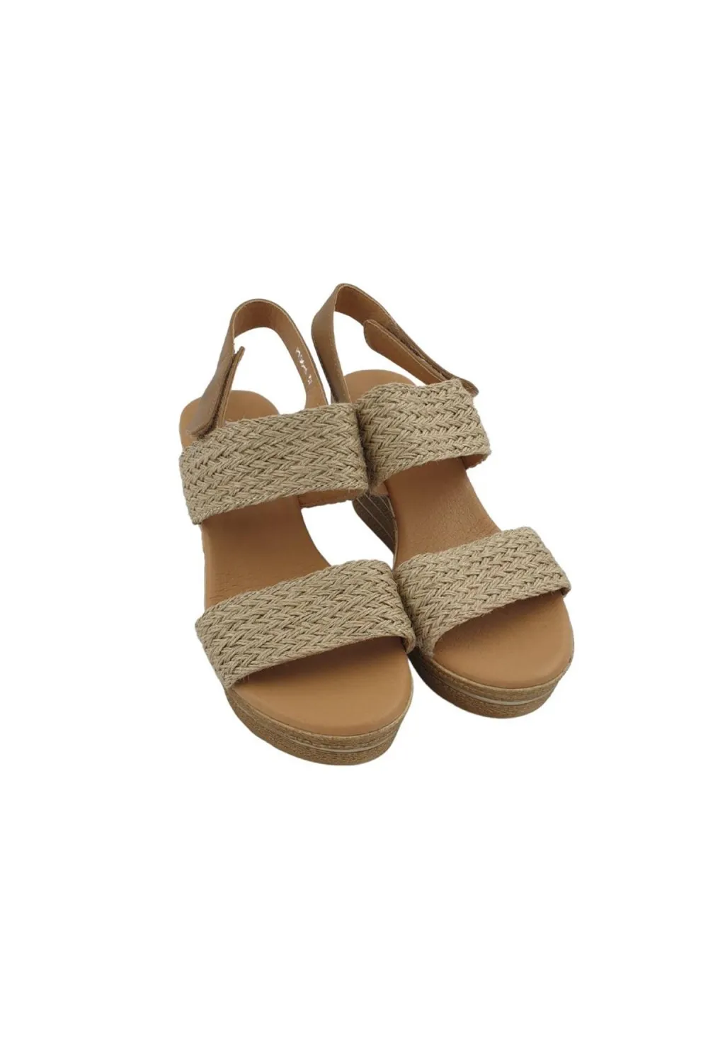 Sandalia cuna mujer hurlun beige p106