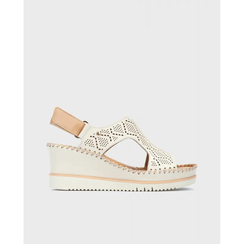 Sandalia cuña Pikolinos AGUADULCE W3Z beige