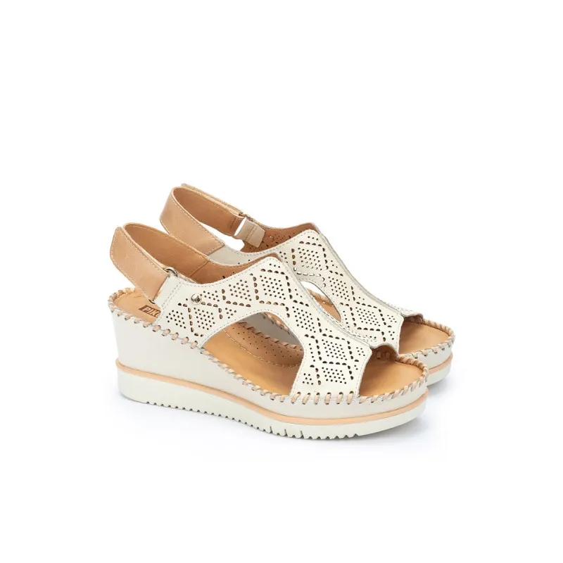Sandalia cuña Pikolinos AGUADULCE W3Z beige