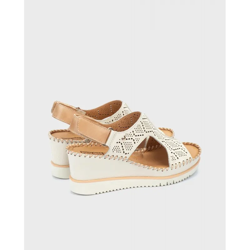 Sandalia cuña Pikolinos AGUADULCE W3Z beige