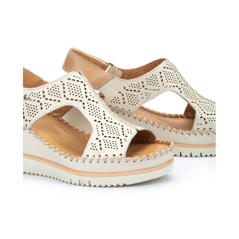 Sandalia cuña Pikolinos AGUADULCE W3Z beige