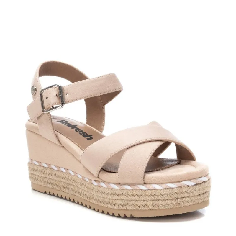Sandalia de mujer REFRESH 170587 Beige