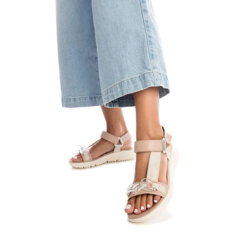 Sandalia de mujer XTI 142896 Beige