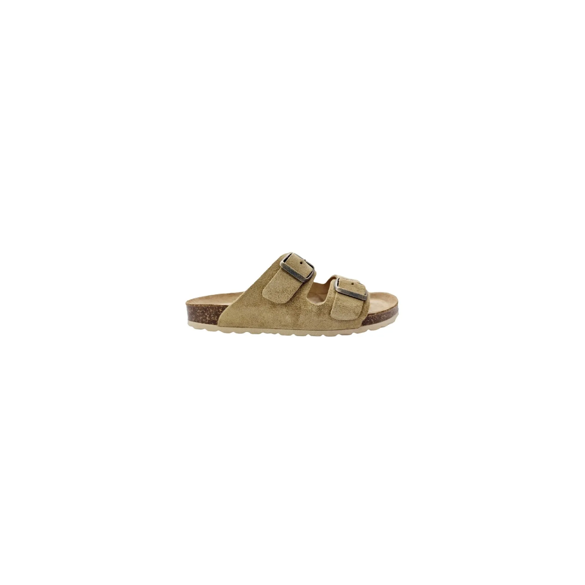 SANDALIA PALA BIO 2 HEBILLAS BEIGE