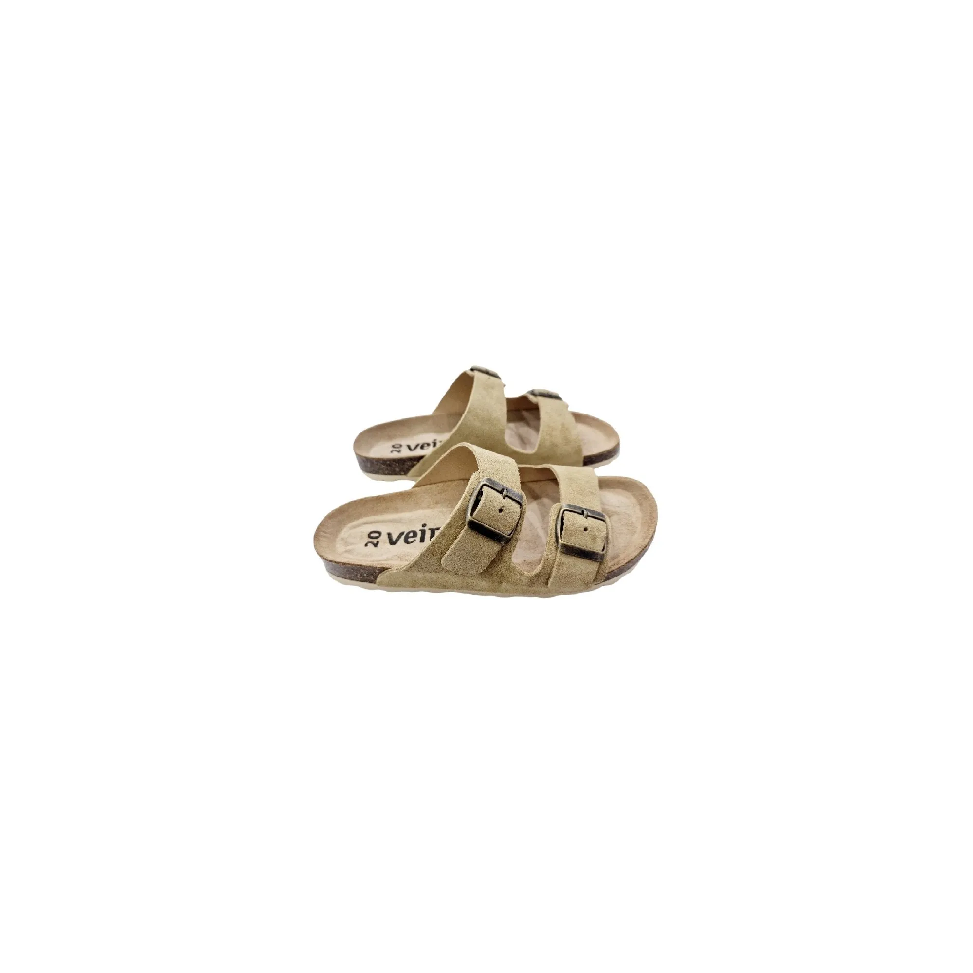 SANDALIA PALA BIO 2 HEBILLAS BEIGE