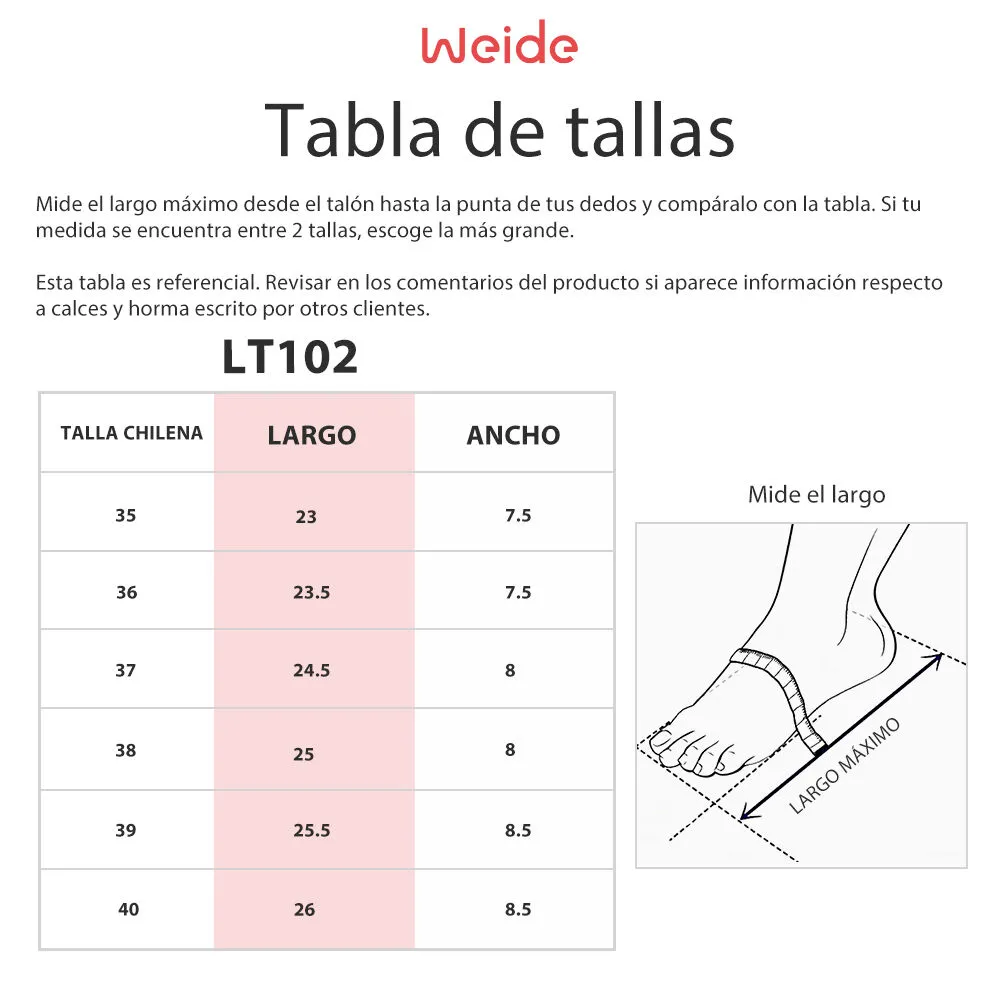 Sandalia Plataforma Negro Fiesta Lt102 Weide