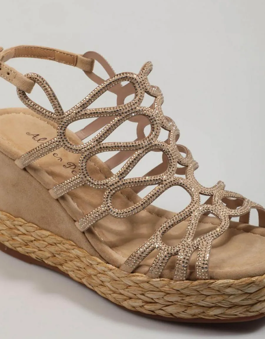  sandalias ALMA EN PENA Ap en Bege 82402