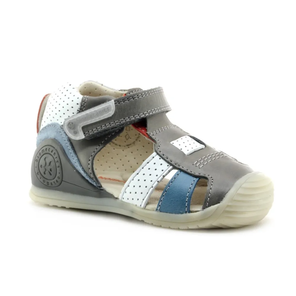 SANDALIAS BIOMECANICS 182150B GRISAZUL