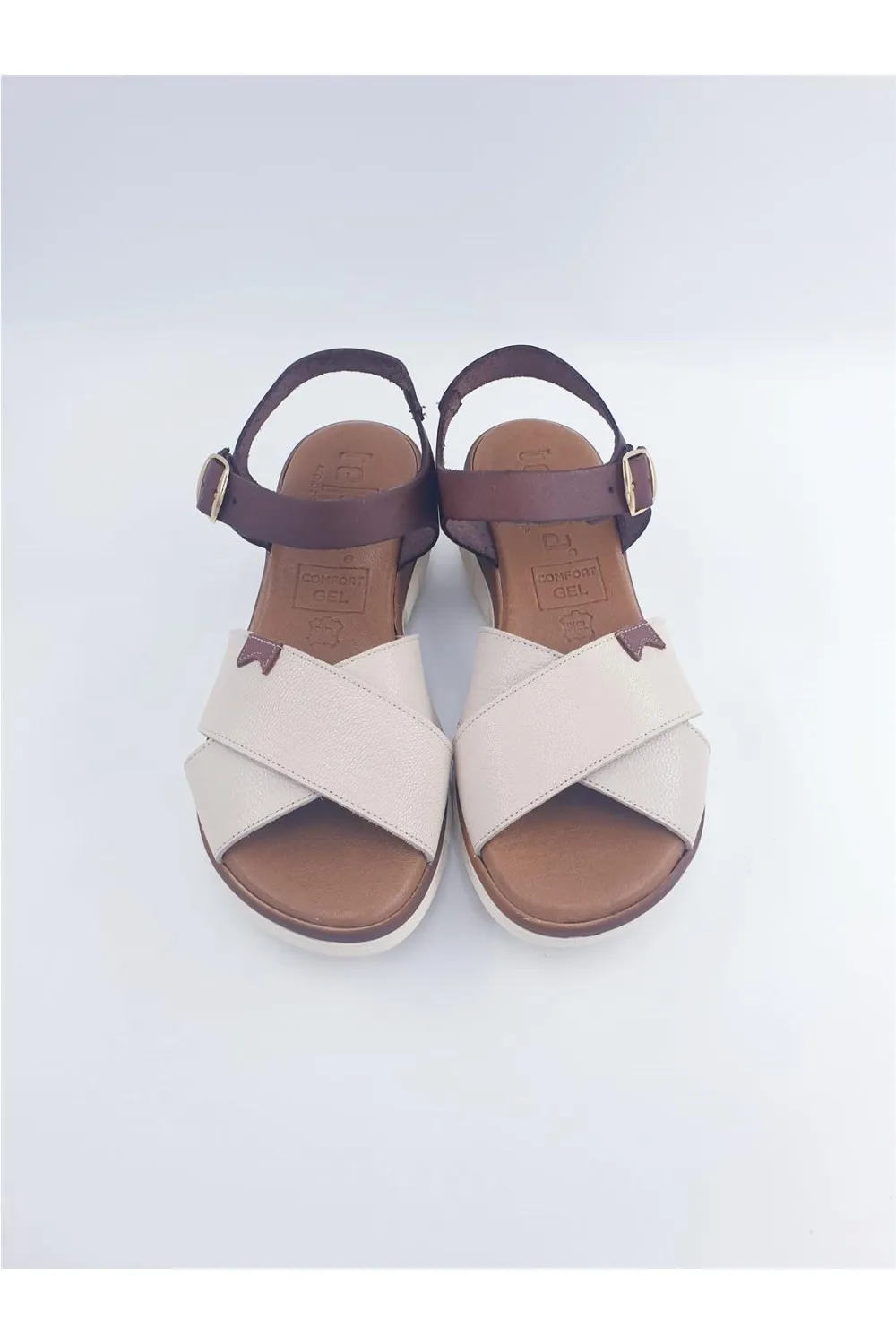 sandalias chamby beige 5905