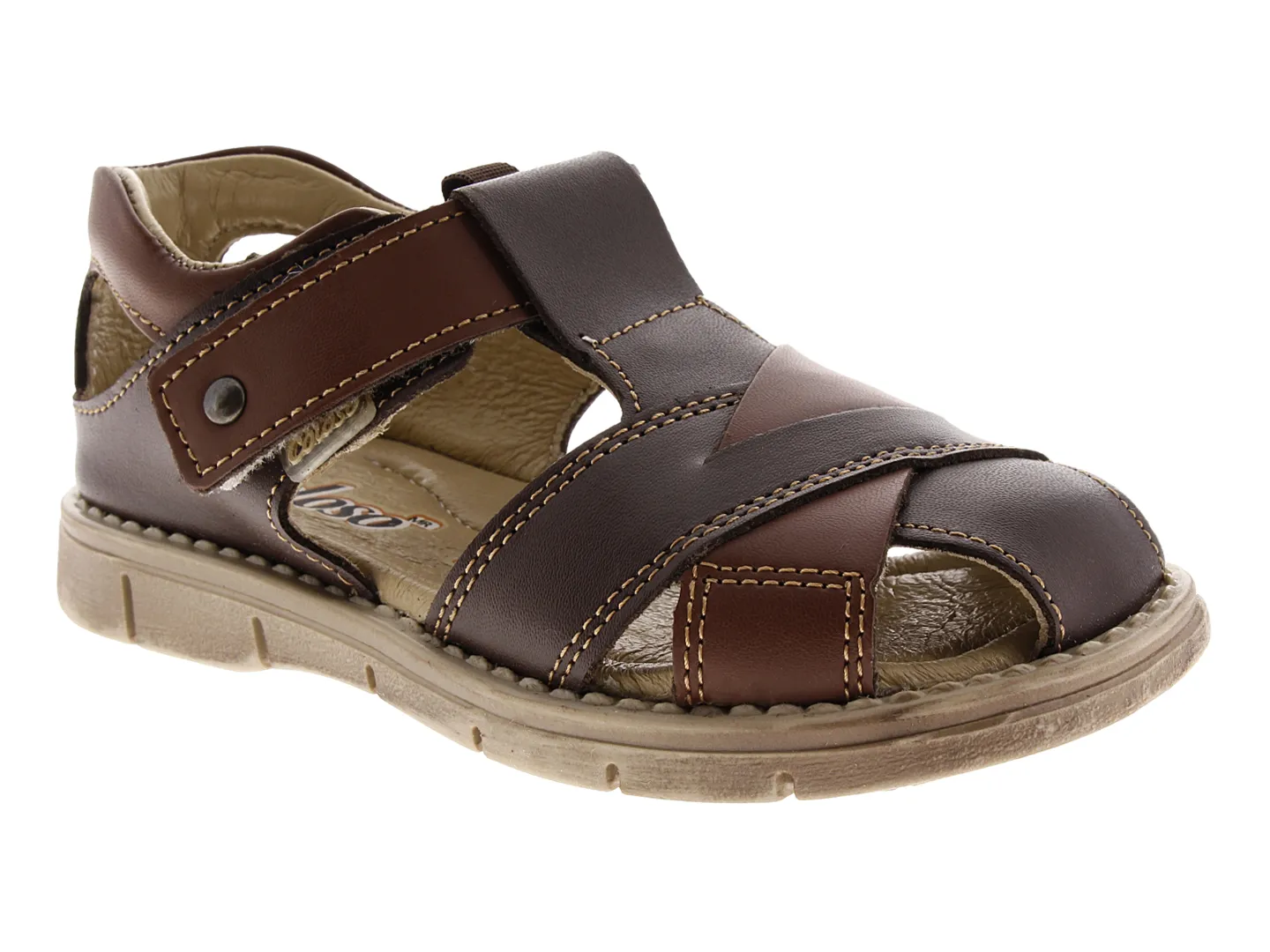 Sandalias Coloso 6513 Cafe Para Niño