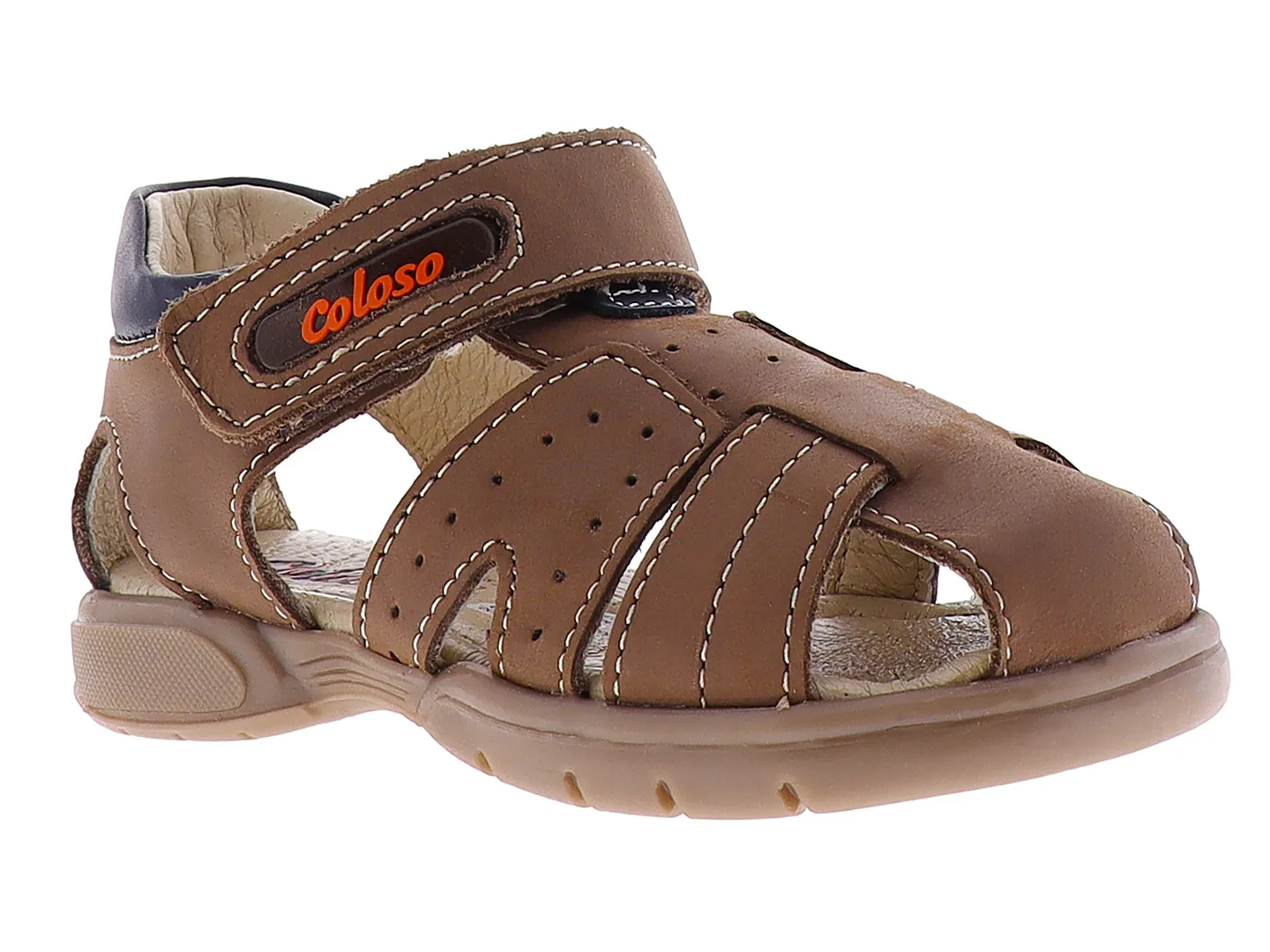 Sandalias Coloso 6555 Cafe Para Niño