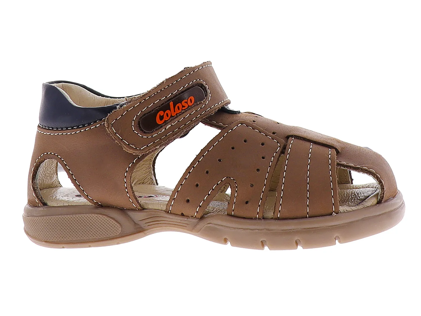 Sandalias Coloso 6555 Cafe Para Niño