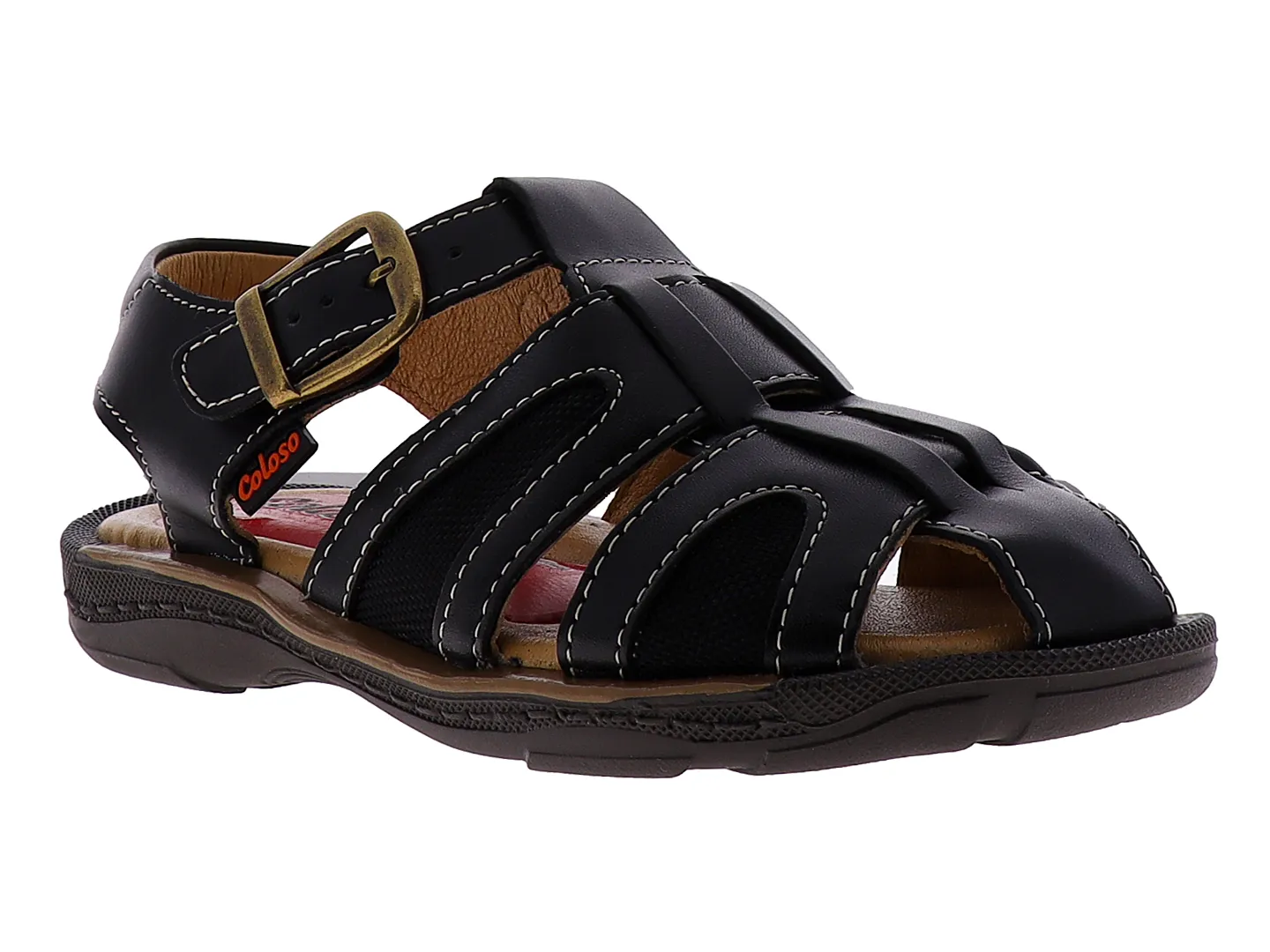 Sandalias Coloso 6895 Negro Para Niño