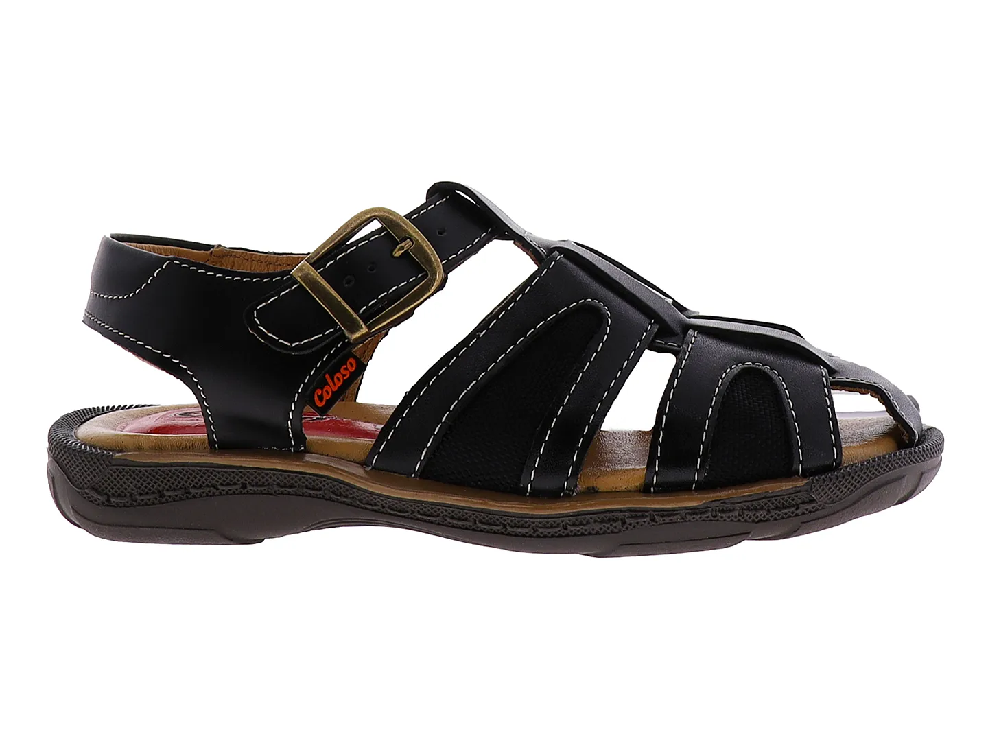 Sandalias Coloso 6895 Negro Para Niño