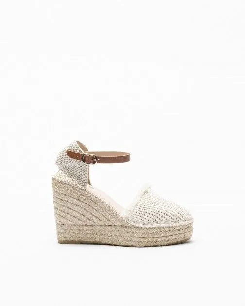 Sandalias con cuña PROF Alba134 Beige