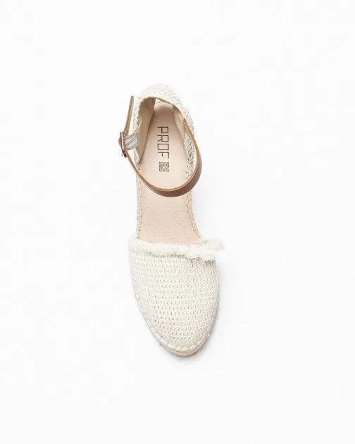 Sandalias con cuña PROF Alba134 Beige
