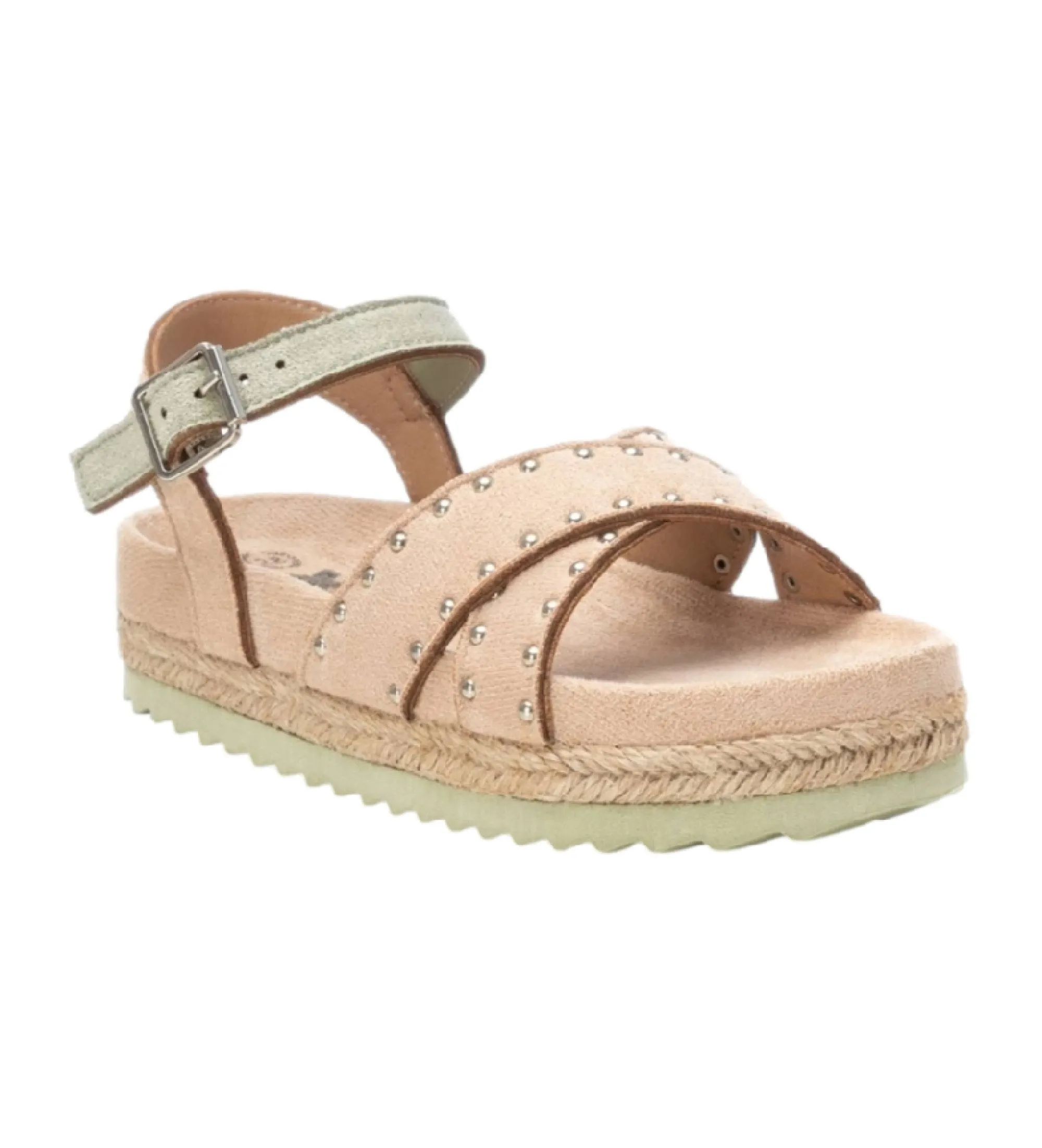 Sandalias con plataforma 150901 beige