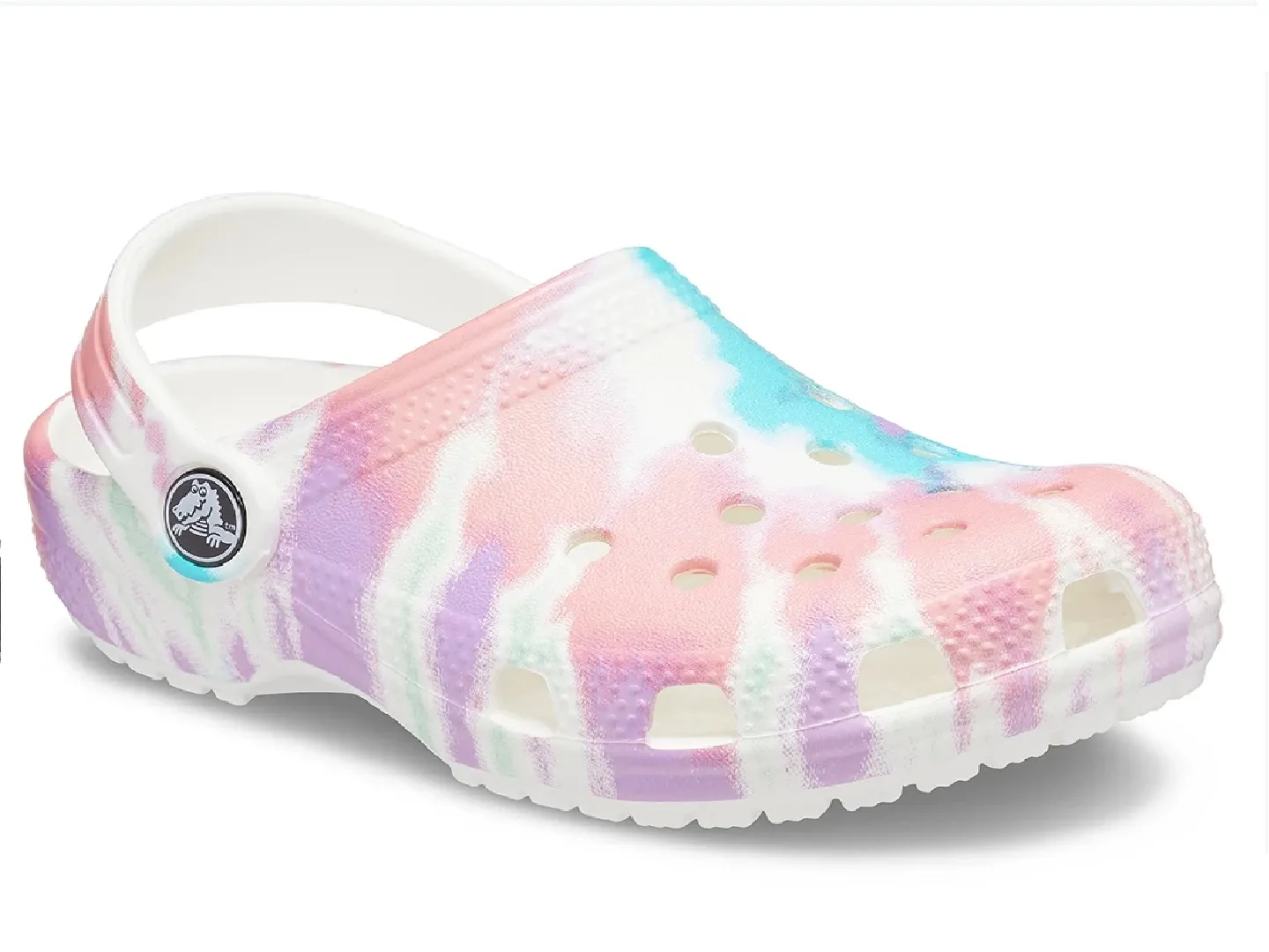 Sandalias Crocs Classic Tie Dye Para Niña