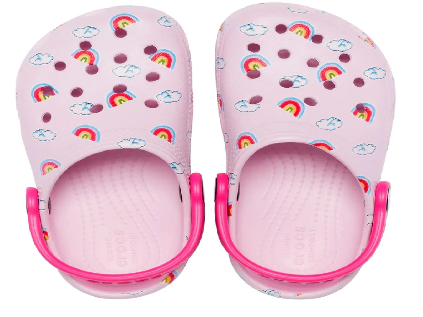 Sandalias Crocs Classic Toddler Rosa Para Niña
