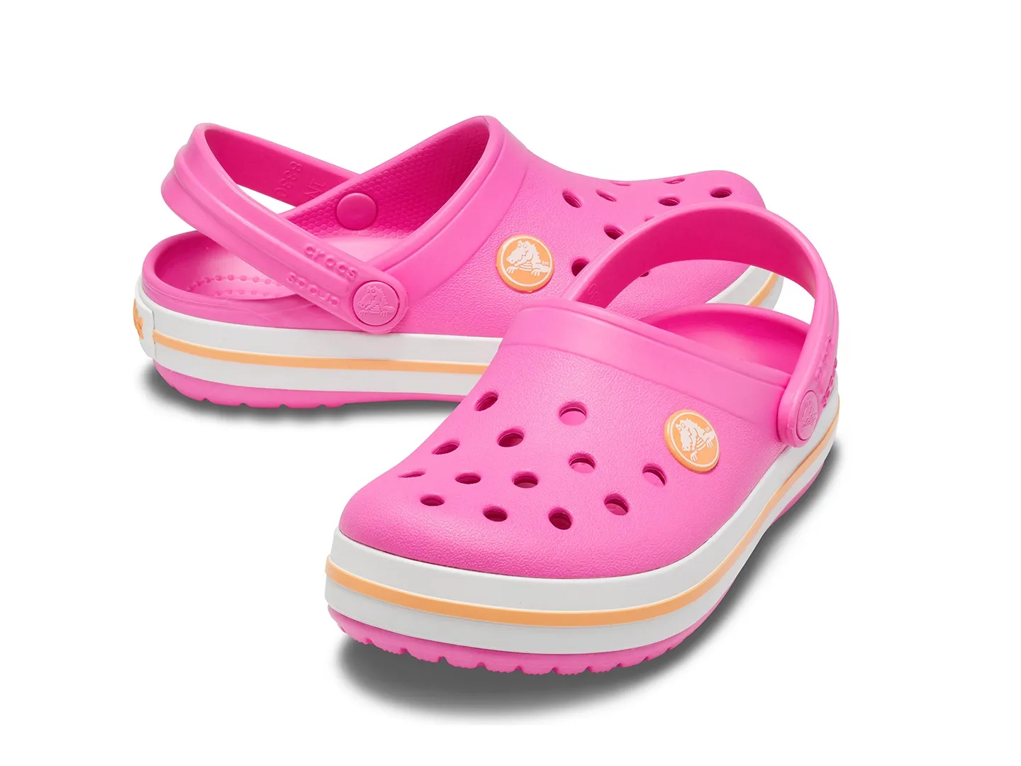 Sandalias Crocs Crocband Rosa Para Niña